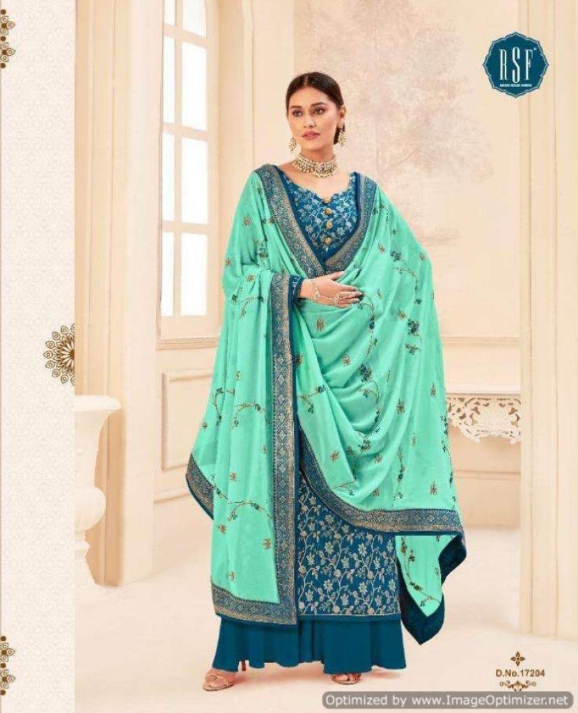 Rsf Swag 3 Silk Jacquard Designer Salwar Suits