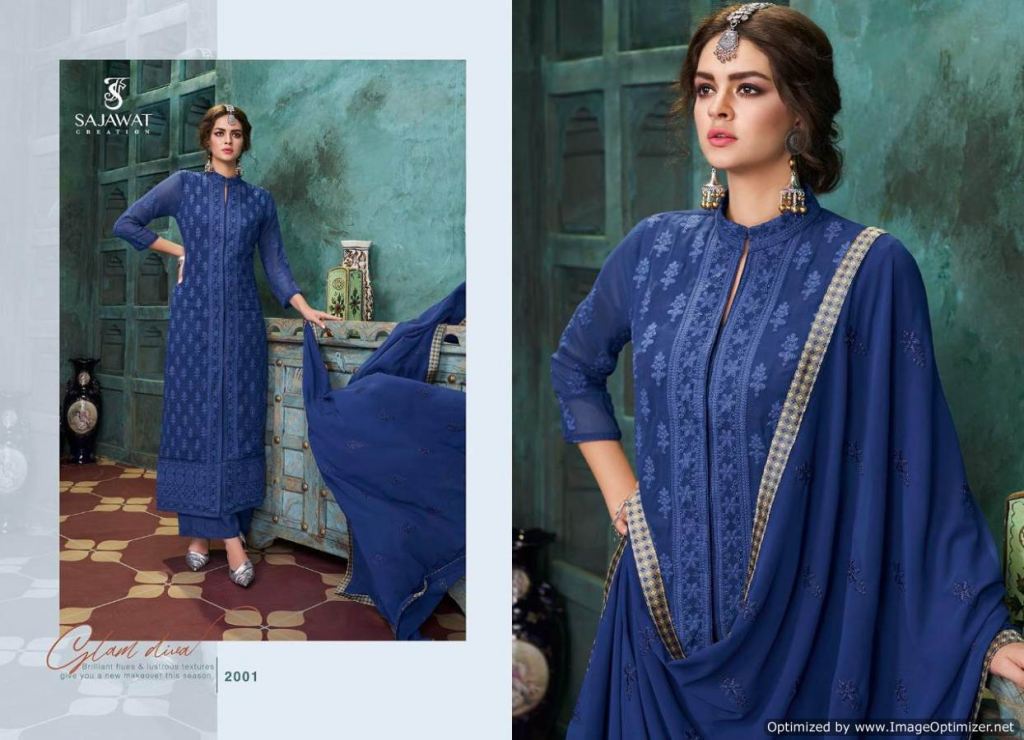 Alok Suit LAKHNAVI TOUCH Dress Materials Wholesale