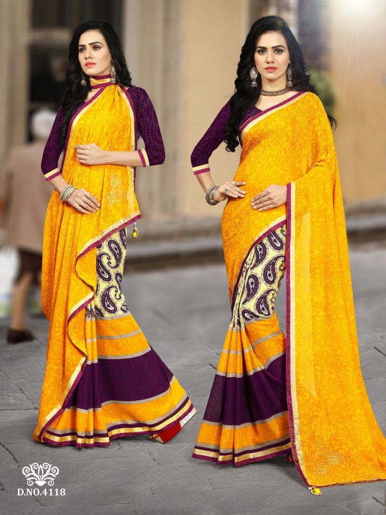 latest daily wear saree