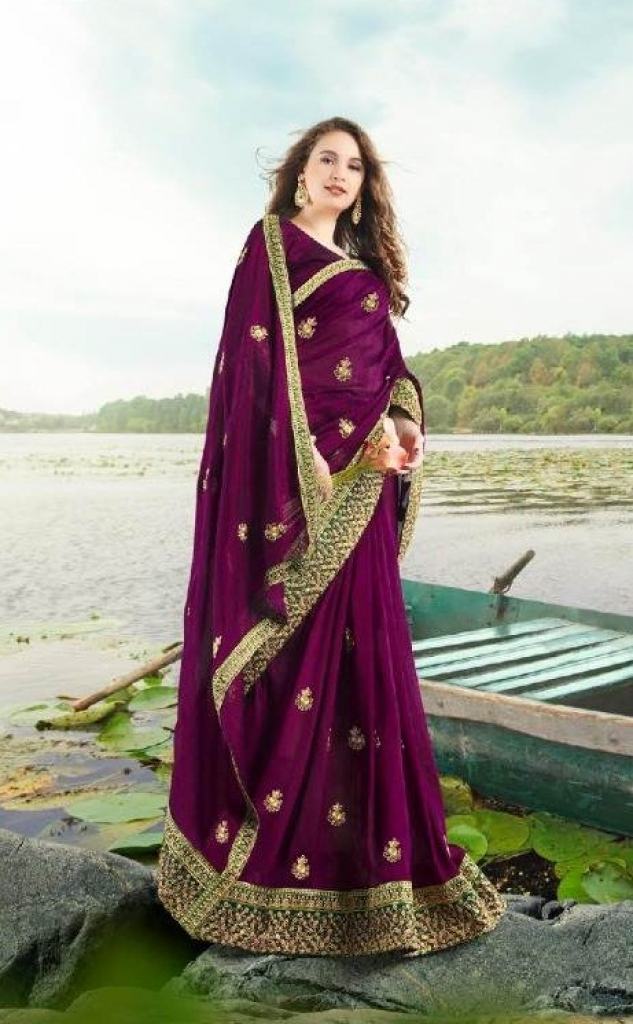 Saroj Present Rubina Festive Wear Saree