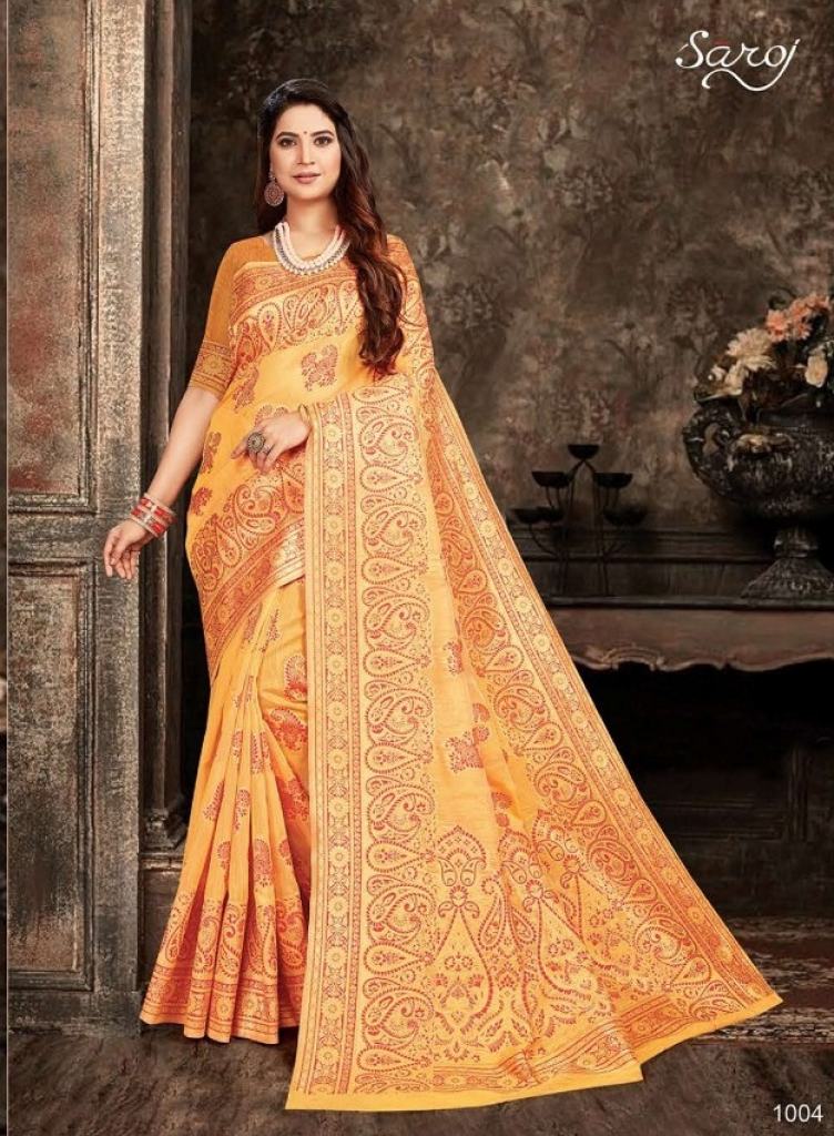 saroj presents Rajvanshi Printed Saree Collection