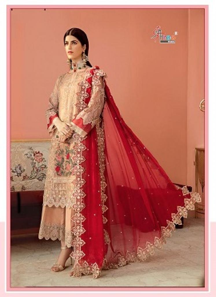 SHREE IMROZIA EMBROIDERED COLLECTION HEAVY FAUX GEORGETTE EMBROIDERED 