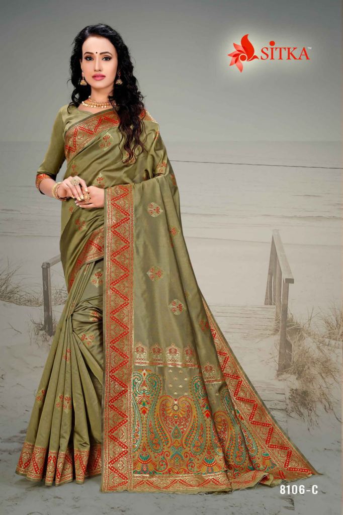 Natural Silk 8106 Cotton Silk Saree Collection