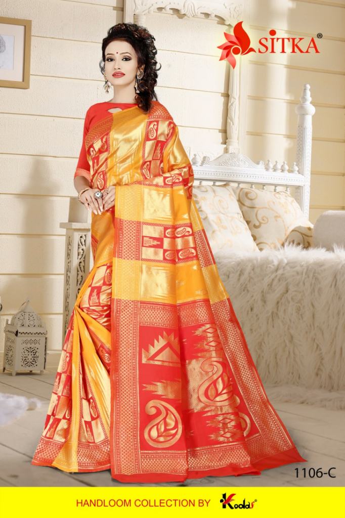 sitka presents Eagle 1106  Saree collection