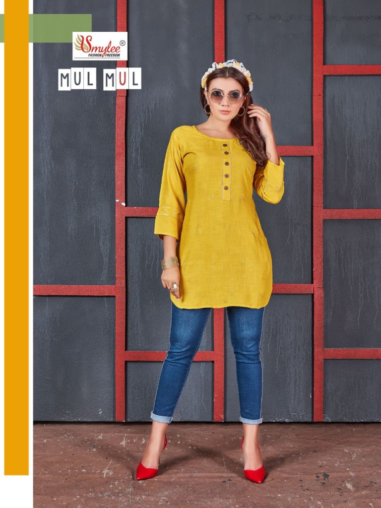 ISHIKA BY CHANNEL 9 RAYON KATHA WORK COMBINATION CASUAL WEAR KURTI - Reewaz  International | Wholesaler & Exporter of indian ethnic wear catalogs.