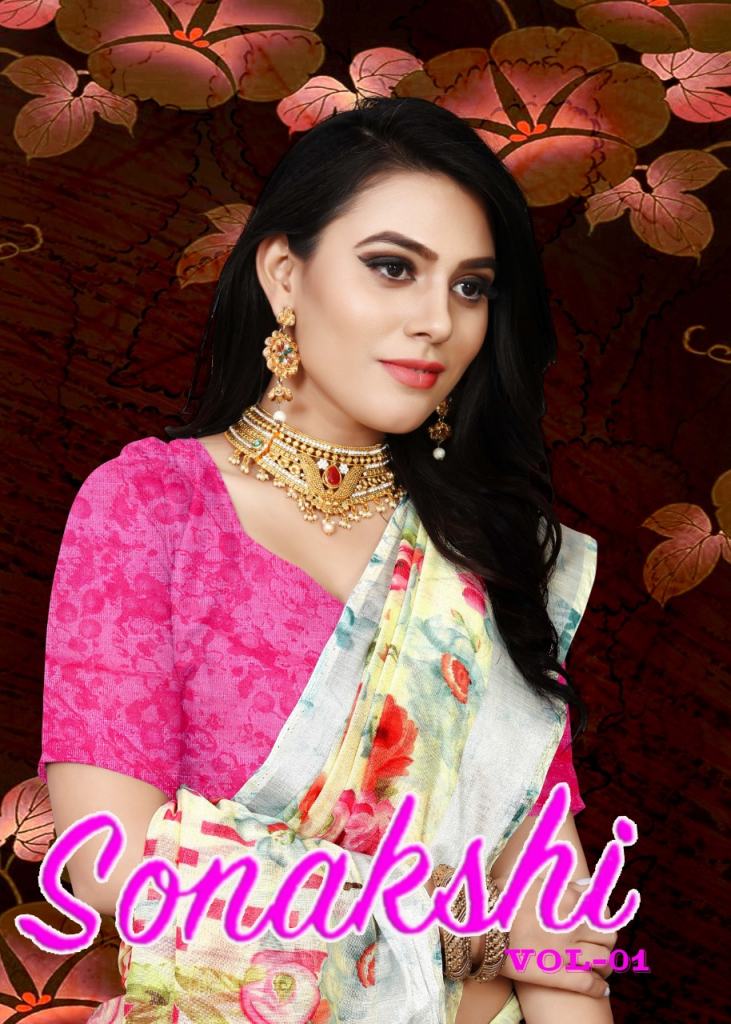 Sonakshi casual wear sarees Catalogue