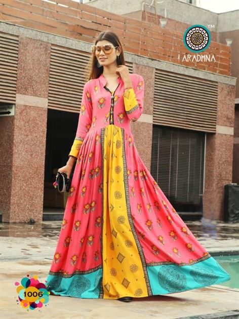 Pakistani Chiffon Gown Style Maxi Dress WAR02