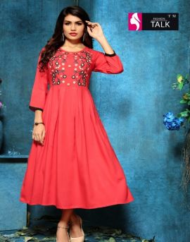 FT by Alankar vol 1 Heavy Rayon Round Kurti Collection