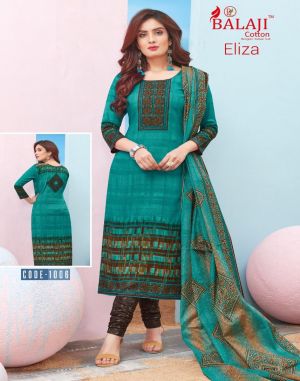 Balaji Eliza cotton dress material catalogue