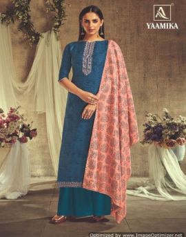 Alok by Yaamika Pure Pashmina Designer Dress Material