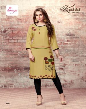 kiara hinaya casual wear kurti catalogue