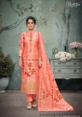 Belliza presents  Paridhan  Designer Dress Material