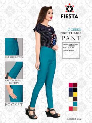 Fiesta Stretchable Pant Stylist Viscose Bottom Wear collection 