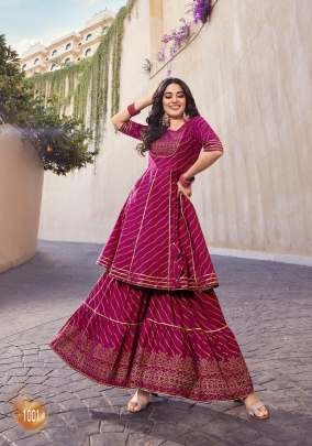 Kajal Style Lavish Vol 1 catalog Designer  Cotton Kurti With Sharara 