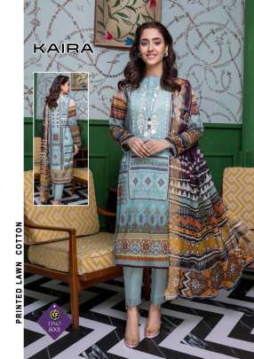 Keval Fab Kaira Vol 8 Catalog Regular Wear Karachi Cotton Dress Materials