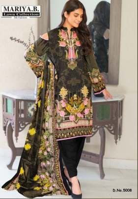 Mariya B vol  5 Karachi Cotton Dress Material Catalog 
