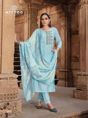 Mittoo Life Style Catalog Exclusive Wear Readymade Top Bottom With Dupatta