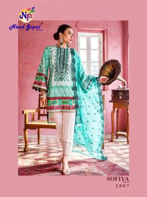 Nand Gopal Sofiya 2 Karachi Cotton Dress Material