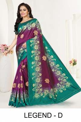 Ranjna presents legend casual wear silk saree  catalog 