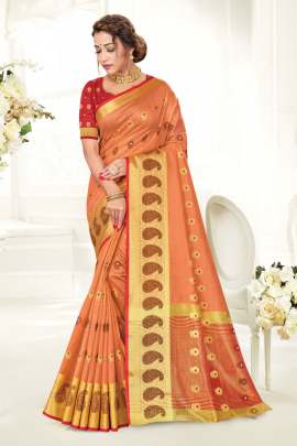 Sangam presents Vastra-Nidhi Handloom Cotton Festive Wear Sarees Collection