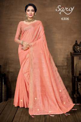 Saroj Jalwaa Vol 1 Catalog Traditional Wear Linen Cotton Sarees