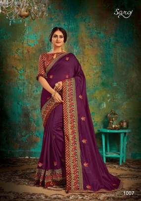 Saroj presents Anushka Exclusive  Sarees Collection