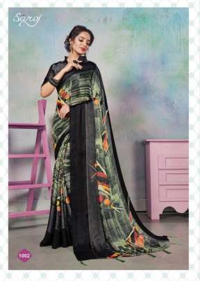 Saroj presents  Hiba Designer  Saree Collection