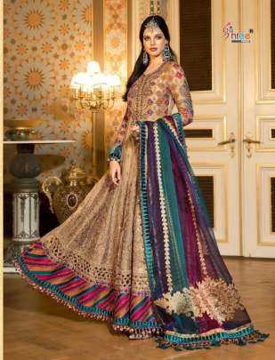Shree  presents Mbroidered Mariya B   vol 12 Super Nx Pakistani Salwar Suit