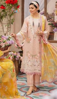 Shree Mushq Hit Collection Catalog Party Wear Cotton Embroidery Pakistani Salwar Kameez