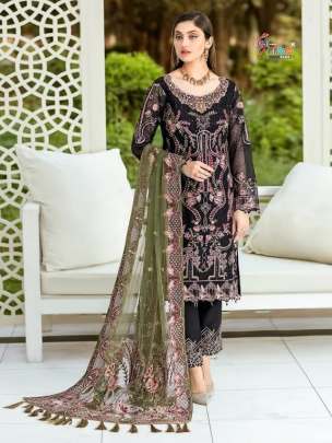 Shree Ragoon Geogette Wear Pakistani Salwar Kameez Catalog 
