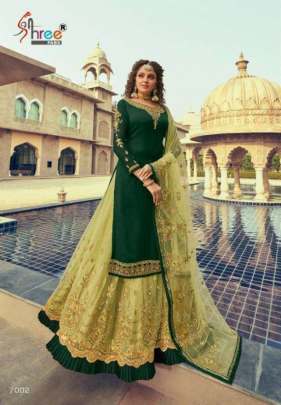 Shree presents  Tehzeeb  Embroidered Salwar Suits Collection