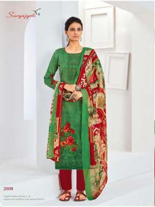 Suryajyoti Zara  vol 2 Satin Cotton Designer Dress Material catalog 
