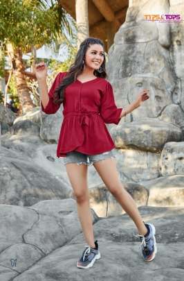 Tips & Tops Pepe Tops Vol 3 Catalog  Exclusive Wear Western Rayon Tops 