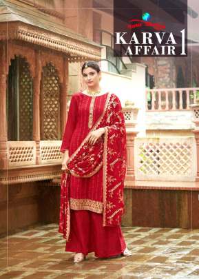 Your Choice Karva Affair Designer Salwar suits catalog 