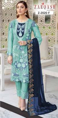 Zarqash Ramsha Colors 2020 Pakistani Salwar Kameez catalog