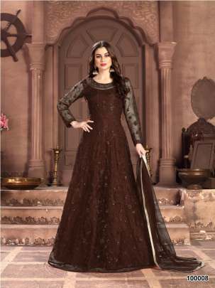 Aanaya 100 Colors 2 Wedding Wear Net Rich Look Salwar Suits
