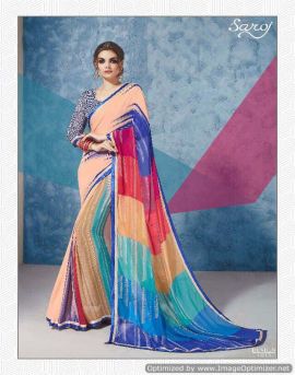 Saroj-Gorgeous |  Printed saree