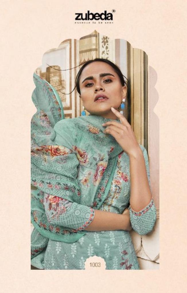 ZUBEDA MEHER 2 GEORGETTE FLORAL DIGITAL PRINTED 